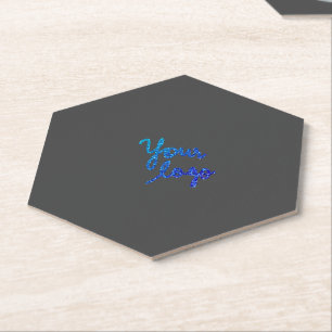 Einfaches, elegantes, individuelles Logo Untersetzer