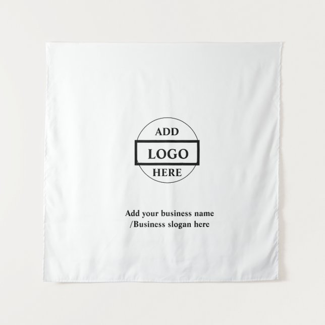 Einfaches, elegantes Logo für das Unternehmen    Wandteppich (Vorderseite)