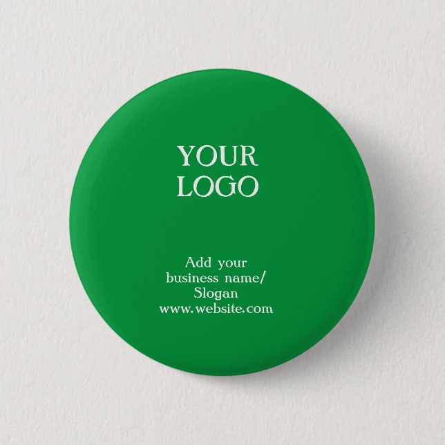 Einfaches, elegantes Logo hier Button (Vorderseite)