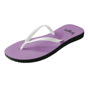 Einfaches, elegantes Logo hier Flip Flops