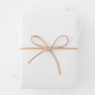 Einfaches, elegantes Logo hier Geschenkpapier Set