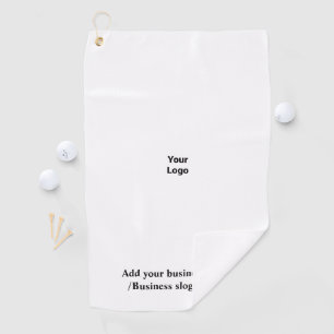 Einfaches, elegantes Logo hier. Golfhandtuch