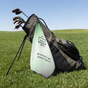 Einfaches, elegantes Logo hier. Golfhandtuch