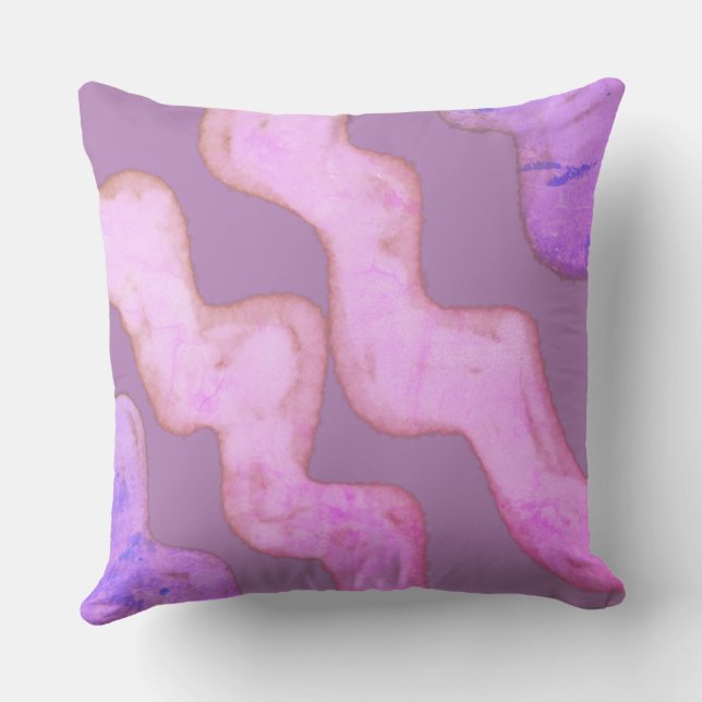 Einfaches, elegantes Logo hier Kissen (Rückseite)