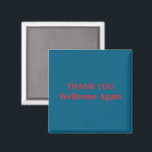 Einfaches, elegantes Logo hier Magnet<br><div class="desc">Entwurf</div>