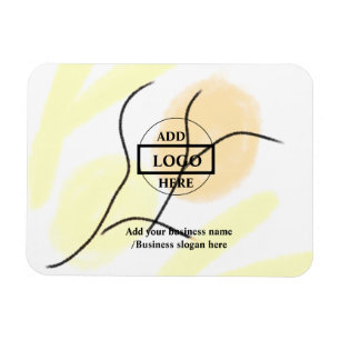 Einfaches, elegantes Logo hier Magnet