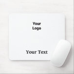 Einfaches, elegantes Logo hier Mousepad<br><div class="desc">Entwurf</div>