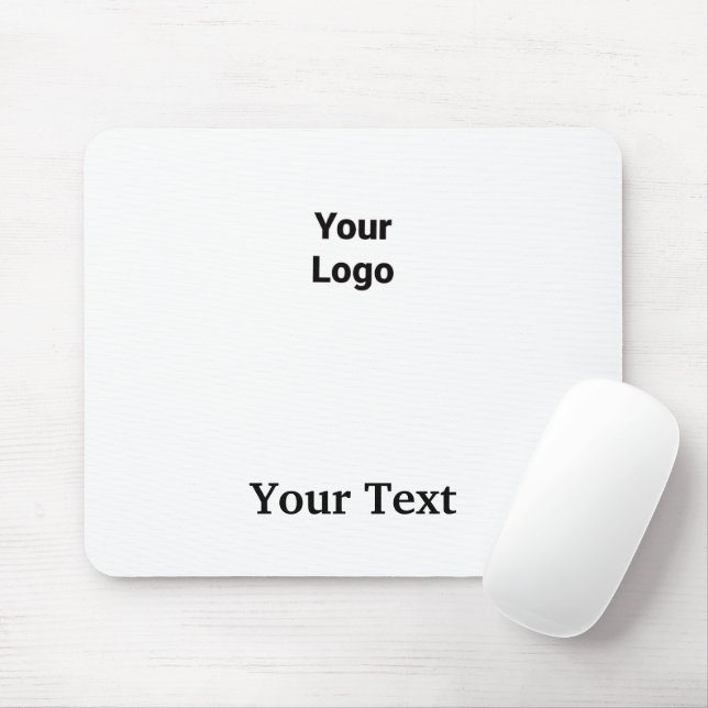 Einfaches, elegantes Logo hier Mousepad (Mit Mouse)