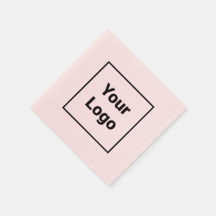 Einfaches, elegantes Logo hier Serviette