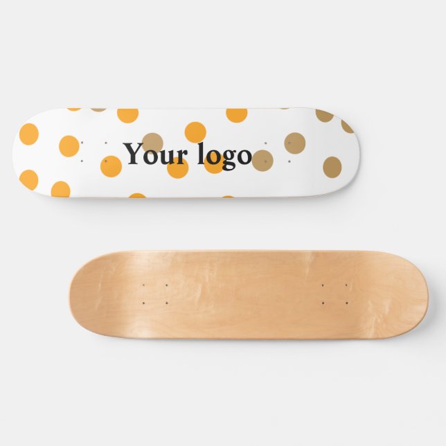 Einfaches, elegantes Logo hier Skateboard (Horizontal)