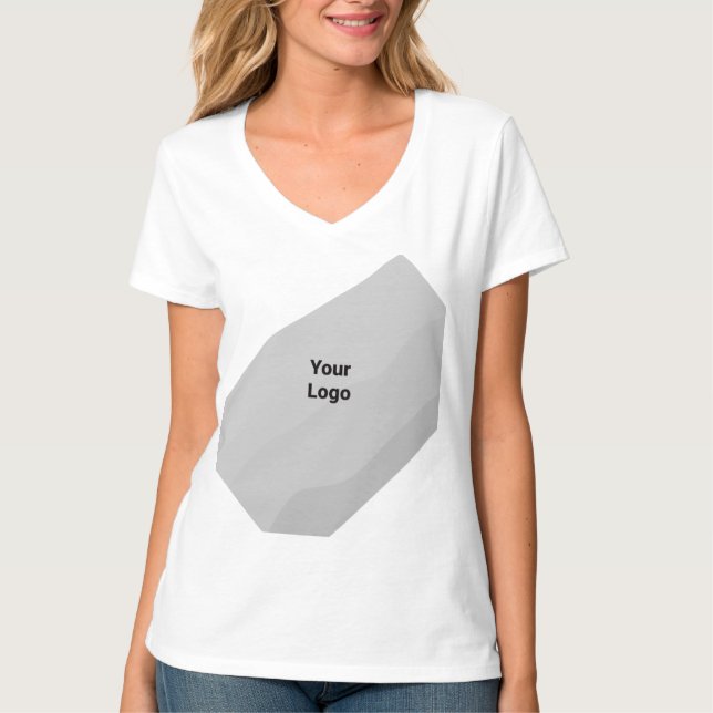 Einfaches, elegantes Logo hier           Unternehm T-Shirt (Vorderseite)