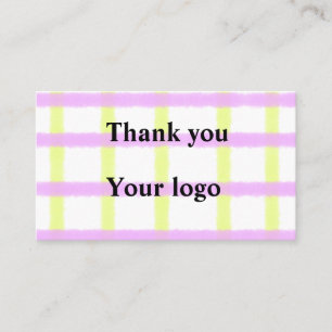 Einfaches, elegantes Logo hier Visitenkarte