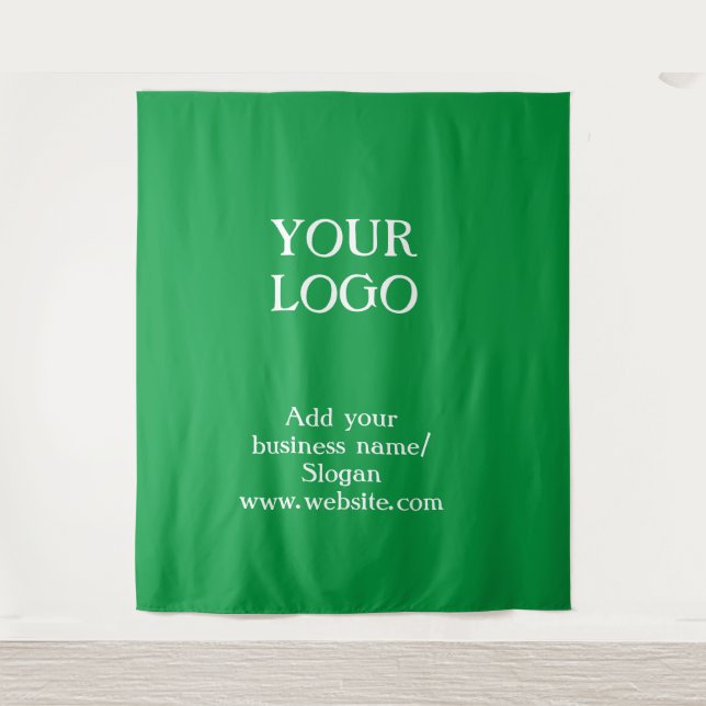 Einfaches, elegantes Logo hier Wandteppich (Vorderseite)