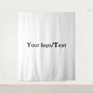 Einfaches, elegantes Logo hier Wandteppich