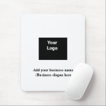 Einfaches, elegantes Logo mit Firmenmaus Mousepad<br><div class="desc">Entwurf</div>
