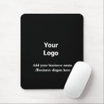 Einfaches, elegantes Logo mit Firmenmaus Mousepad<br><div class="desc">Entwurf</div>