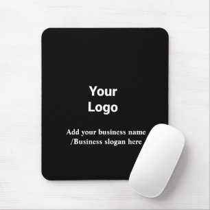 Einfaches, elegantes Logo mit Firmenmaus Mousepad