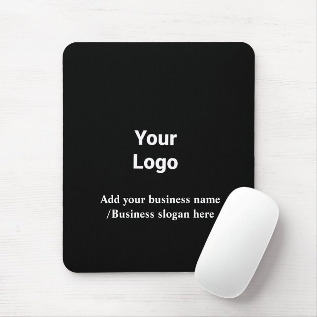 Einfaches, elegantes Logo mit Firmenmaus Mousepad (Mit Mouse)