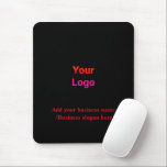 Einfaches, elegantes Logo mit Firmenmaus Mousepad<br><div class="desc">Entwurf</div>