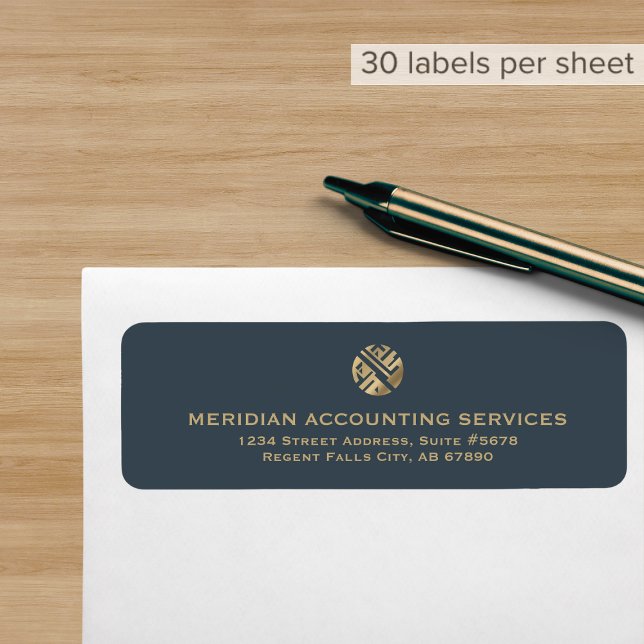 Einfaches elegantes Luxus-Adressetikett (Von Creator hochgeladen)