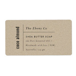 Einfaches elegantes minimales Rustikales Kraftseif