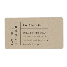 Einfaches elegantes minimales Rustikales Kraftseif