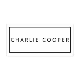 Einfaches Elegantes Minimalistisches #96Str Nur-Na Permastempel