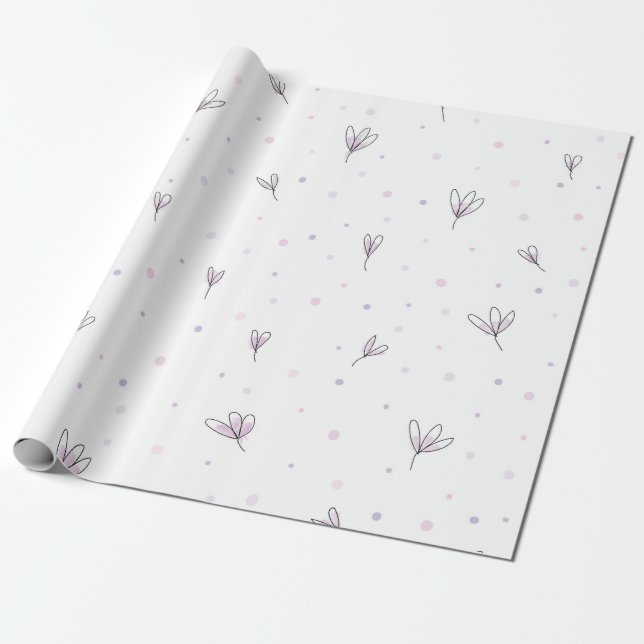 Einfaches elegantes Minimalistisches Design | Geschenkpapier (Ungerollt)