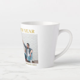 Einfaches Elegantes Modernes Happy New Year One Fo Milchtasse