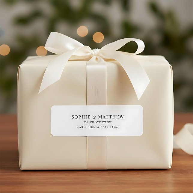 Einfaches, elegantes Retourenlabel (Von Creator hochgeladen)