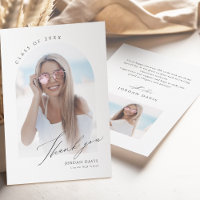 Einfaches elegantes Script Arch 2 Foto Abschluss