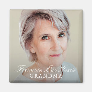 Einfaches, elegantes Script-Memorial zum vollständ Magnet