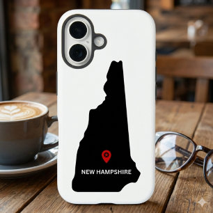 Einfaches elegantes Staat von New Hampshire iPhone 16 Hülle