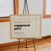 Einfaches elegantes und elegantes Engagement