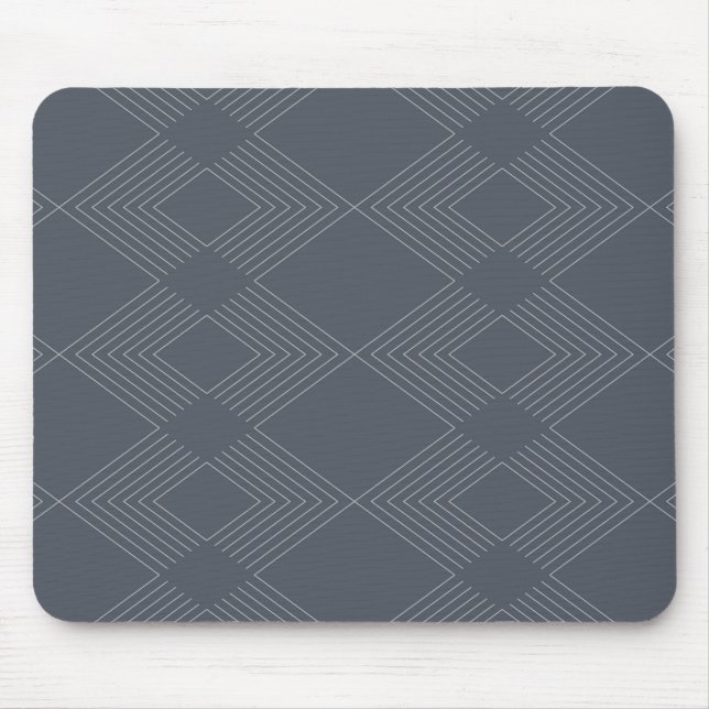 Einfaches, elegantes, urbanes, schicke Grafikmuste Mousepad (Vorne)