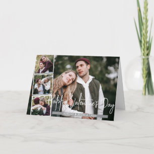 Einfaches Elegantes Valentinstag Liebe 4 Foto Karte