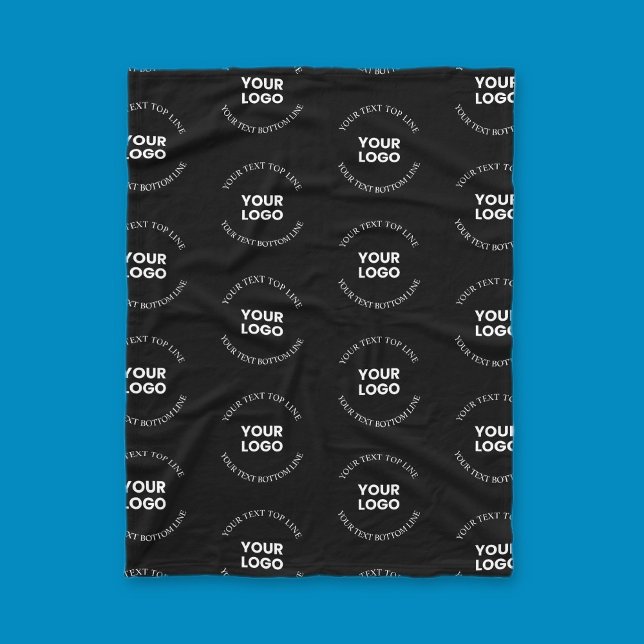 Einfaches Ersetzen von Logos und bearbeitbarem Tex Fleecedecke (Von Creator hochgeladen)