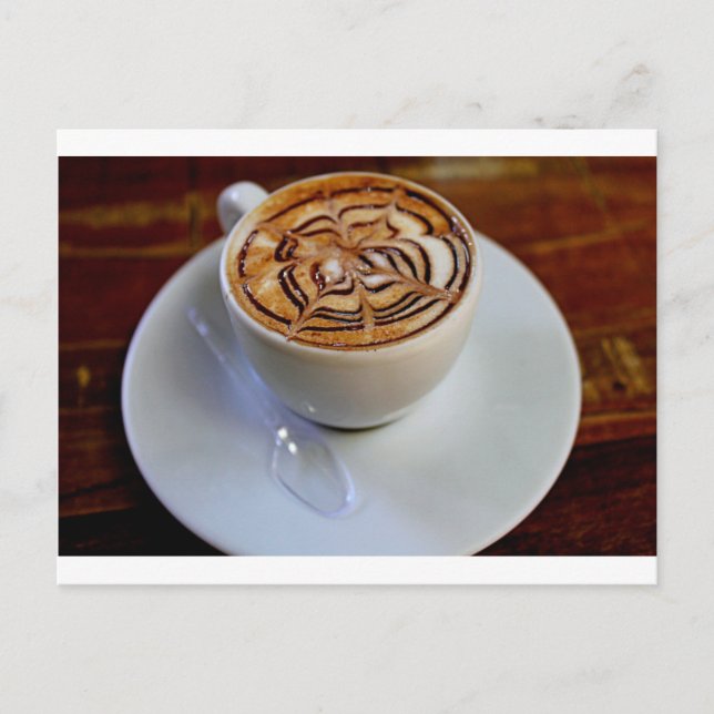 Einfaches Espresso Cup und Saucer Einzigartiges De Postkarte (Vorderseite)