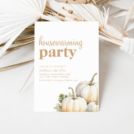 Einfaches Fall Housewarming Party laden ein Einladung