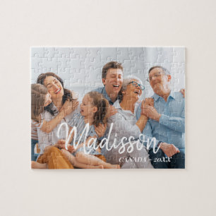 Einfaches Familienfoto Puzzle
