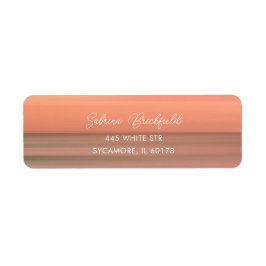 Einfaches, farbenfrohe Hochzeitsrücksendesiegel