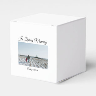 einfaches, farbenfrohes, minimalistisches Beileid Geschenkschachtel