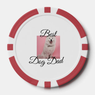 Einfaches farbenfrohes Tier Name hinzufügen Foto H Pokerchips