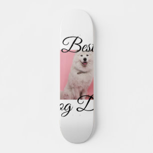 Einfaches farbenfrohes Tier Name hinzufügen Foto H Skateboard