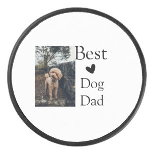 Einfaches farbiges Tier geben den Namen Foto Dog G Eishockey Puck
