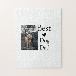 Einfaches farbiges Tier geben den Namen Foto Dog G Puzzle