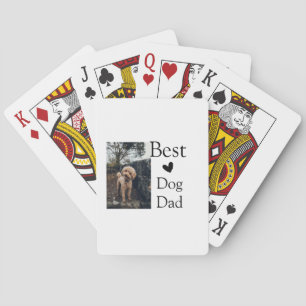 Einfaches farbiges Tier geben den Namen Foto Dog G Spielkarten