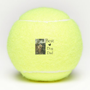 Einfaches farbiges Tier geben den Namen Foto Dog G Tennisbälle