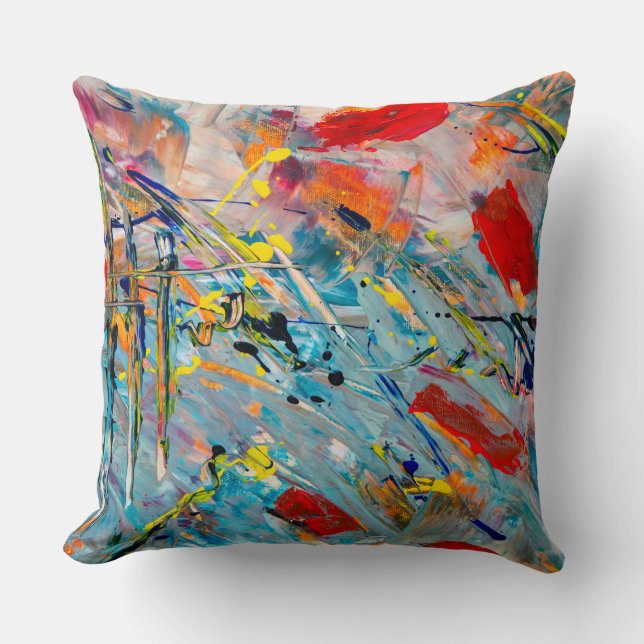 Einfaches Farbkissen Kissen (Vorderseite)