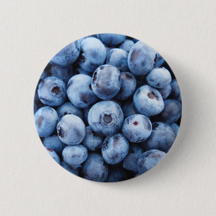 Einfaches Feinschmecker Blueberry-Muster Button